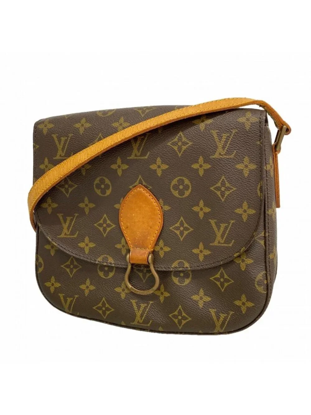 Louis Vuitton Shoulder Bag Monogram Saint Cloud GM Brown